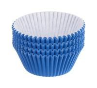 QUARKZMAN 100 Pièces de Caissettes à Cupcakes, Matrice en Papier pour Muffins, Caissettes Standard Antiadhésives pour la Cuisson des Cupcakes, Bleu
