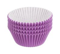 QUARKZMAN 100 Pièces de Caissettes à Cupcakes, Matrice en Papier pour Muffins, Doublures Standard Antiadhésives, Violet