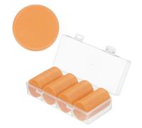 QUARKZMAN 100 Pièces Jetons de Poker en Plastique 37mm Marron | Jetons de jeu opaques vierges mini, boîte de rangement, pour Bingo, apprentissage, comptage mathématique, disques