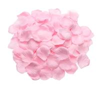 QUARKZMAN 1000 Pcs Petale de Rose Artificielle en Soie pour Mariage de Fleurs Artificielles en Vrac pour Confettis de Noces (Rose Clair)