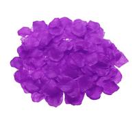 QUARKZMAN 1000 Pcs Petale de Rose Artificielle en Soie pour Mariage de Fleurs Artificielles en Vrac pour Confettis de Noces (Violet Foncé)