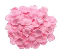 QUARKZMAN 1000 Pcs Petale de Rose Artificielle en Soie pour Mariage de Fleurs Artificielles en Vrac pour Confettis de Noces (Rose Foncé)