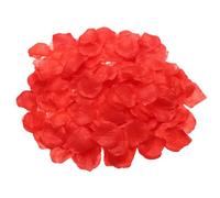 QUARKZMAN 1000 Pcs Petale de Rose Artificielle en Soie pour Mariage de Fleurs Artificielles en Vrac pour Confettis de Noces (Rouge)