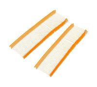 QUARKZMAN 1000pcs Accessoires D'étiquetage Standard de Prix, 25mm Attache d'étiquette de Vêtements de Pistolet en Plastique, pour Magazin, Boutique, Vêtements, Sac, Artisanat, Orange