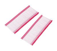 QUARKZMAN 1000pcs Accessoires D'étiquetage Standard de Prix, 35mm Attache d'étiquette de Vêtements de Pistolet en Plastique, pour Magazin, Boutique, Vêtements, Sac, Artisanat, Rouge Rose
