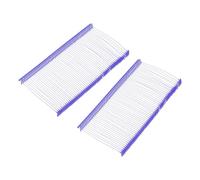 QUARKZMAN 1000pcs Accessoires D'étiquetage Standard de Prix, 50mm Attache d'étiquette de Vêtements de Pistolet en Plastique, pour Magazin, Boutique, Vêtements, Sac, Artisanat, Violet