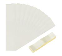 QUARKZMAN 1000Pcs Bandes Rétractables, Bandes Rétractables Perforées Transparentes en PVC 125 * 28mm, Bandes Thermorétractables pour Bouteilles, Joint de Bocaux pour Flacon Compte-Gouttes