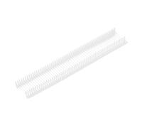 QUARKZMAN 1000pcs Standard Tagging Gun Fasteners 12mm Tagging Barbs Pins PP Plastic Tag Pour Price Tagging Gun, Clothing Tags Gun Attachments Pour Clothes Bag Fabric, White