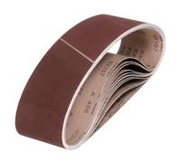 QUARKZMAN 100mm x 915mm Bandes de Ponçage, 12 Pcs 400 Grains Bande Abrasive en Oxyde D'Aluminium pour Travail du Bois, Polissage du Métal, Affûteur de Couteaux