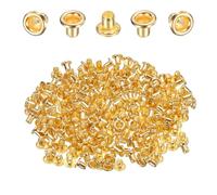 QUARKZMAN 100Pcs 2mm 1/9 pouce kit œillets laiton or