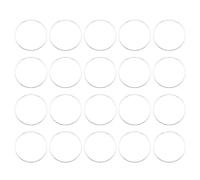 QUARKZMAN 100pcs 30mm Laiton Creux Cercle Anneaux Pendentif Cadre Ronde Lier Bagues Bijoux Connecteurs pour Boucles Oreilles Colliers Bijoux Fabrication Résine Artisanat (Brillant Argent)