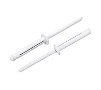 QUARKZMAN 100Pcs 5/32"x1" Rivets À Tête Ronde En Aluminium Tri Grip, Assortiment De Rivets Tri Grip Style Ampoule Pour DIY, Tôle, Réparations Automobiles, Meubles, Bateaux Marine (Blanc)