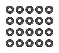 QUARKZMAN 100Pcs AS-006 O-rings, EPDM O-Rings 1/8" ID, 9/32" OD, 1/16" Width Joints En Caoutchouc Pour Joints D'étanchéité Pour Conduites D'eau, Raccords D'eau Et Éviers (70 Duromètre, Noir)