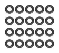 QUARKZMAN 100Pcs AS-008 O-rings, EPDM Joints Toriques 3/16" ID, 13/32" OD, 1/16" Epaisseur Joints En Caoutchouc Pour Scellage De Tuyaux D'Eau Raccordements D'Eau Eviers (70 Dureté, Noir)