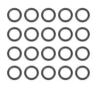 QUARKZMAN 100Pcs AS-013 O-Rings, EPDM O-Rings 7/16" ID, 27/32" OD, 1/16" Width Joints En Caoutchouc Pour Scellage De Conduites D'Eau Raccordements D'Eau Éviers (70 Duromètre, Noir)