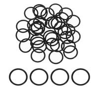 QUARKZMAN 100Pcs AS-016 O-rings, Joints Toriques En Caoutchouc Nitrile 5/8" ID, 3/4" OD, 1/16" Epaisseur Joint Rond D'Etancheite Pour Reparation Etancheite Plomberie (70 Shore, Noir)