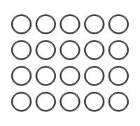 QUARKZMAN 100Pcs AS-017 O-rings, EPDM Joints Toriques 11/16" ID, 1-11/32" OD, 1/16" Width Joints En Caoutchouc Pour Raccordements De Tuyaux D'Eau Et Eviers (70 Durometre, Noir)