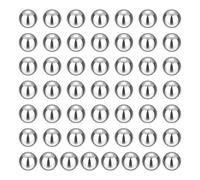 QUARKZMAN 100Pcs Billes De Roulement 12.7mm, Billes De Precision En Acier Au Carbone Solide G1000 Pour Roulements Vélos Roulettes Pièces Automobiles Et DIY (Poli Miroir)