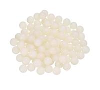 QUARKZMAN 100pcs Billes De Roulement En Nylon 9mm Billes En Plastique Solide, Bille De Roulement De Precision G1 Surface Givree, Blanche