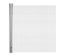 QUARKZMAN 100Pcs Brochettes en Métal 35cm x 2,8mm en Acier Inoxydable, Réutilisables, pour Barbecue, Grillades, avec Tube de Rangement pour Viande, Crevettes, Fruits et Légumes
