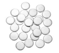 QUARKZMAN 100Pcs Disques en Acier Inoxydable, 12mm de Diamètre, 1mm d'Épaisseur en Acier Inoxydable 304 Feuille Ronde Plate Ronde pour l'Estampage du Métal et la Fabrication de Bijoux