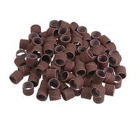 QUARKZMAN 100pcs Ponçage Tambours 1/2 pouce Mini Ponçage Manchons 320 Grain Ponçage Bandes pour Tambour Ponceuse Rotative Outils