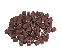 QUARKZMAN 100pcs Ponçage Tambours 3/8 pouce Mini Ponçage Manchons 400 Grain Ponçage Bandes pour Tambour Ponceuse Rotative Outils