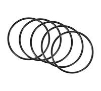 QUARKZMAN 100x92x4mm Nitrile Caoutchouc Joints Toriques 5 Pièces Rond Noir | Joint Rondelle pour Robinet Plomberie Réparation Étanchéité Connexion