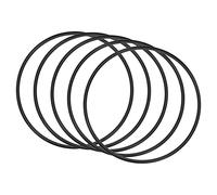 QUARKZMAN 100x93,8x3,1mm Nitrile Caoutchouc Joint Torique 5 Pièce Rond Noir | Joint Rondelle pour Robinet Plomberie Réparation Étanchéité Connexion