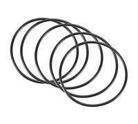 QUARKZMAN 100x93x3,5mm Nitrile Caoutchouc Joints Toriques 5 Pièce Rond Noir | Joint Rondelle pour Robinet Plomberie Réparation Étanchéité Connexion