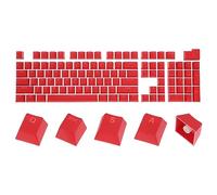 QUARKZMAN 104 Clé PBT Capuchon-clé Ensemble OEM Profil Double Prise Vue 60% pour 61/68/87/98/100/104 Touches Mécanique Clavier Agencement, Rouge