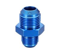 QUARKZMAN 10AN Male To 12AN Male Adaptateur Droit À Bagues Filetées Raccord De Tuyau Adaptateur En Aluminium Pour Conduite De Carburant Pour Véhicule, Bleu