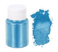 QUARKZMAN 10g/0.35oz Poudre De Mica Cosmétique, 600 Mesh Poudre De Mica Naturelle Pigments Pour Résine Époxy Pour Résine De Moulage, Teinture Pour Bougies, DIY Vernis À Ongles, Azure