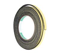 QUARKZMAN 10mm W 2mm T 16.4ft Mousse Ruban d'étanchéité x 1 Pièce Auto Adhésif EVA Intempéries Décapage Insonorisé Preuve Joint Bande pour Portes Gap Bloc