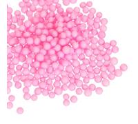 QUARKZMAN 10Pack 0.16"-0.24" Boules En Mousse, Mini Billes Rondes En Mousse Pour DIY Décoration De Fête, Remplissage De Vase Et Coussin, Rose