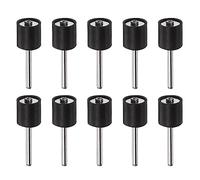 QUARKZMAN 10pcs 1/2 pouce Ponçage Tambour Caoutchouc Mandrins 1/8 pouce Tige Ponçage Manchon Support pour Tambour Ponceuse Rotatif Meuleuse
