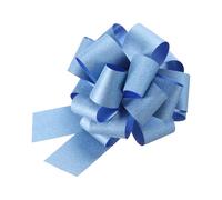 QUARKZMAN 10Pcs 15cm Noeud Cadeau Décoration Voiture Mariage Ruban Bleu Clair Grand Nœud à Tirer pour Emballage Cadeau, Fleurs, Noël, Anniversaire, Mariage, Voiture