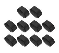 QUARKZMAN 10Pcs 2.68" x 1.18" x 1.77" Coussin de Montre en Cuir PU Noir