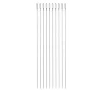 QUARKZMAN 10Pcs Aiguilles d'Ameublement de 6,89 pouces avec Gros Chas en Acier Inoxydable pour la Couture à la Main de Cuir, Tapisserie, Broderie, Capitonnage, Sangles et Tapis