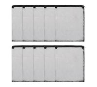 QUARKZMAN 10Pcs Aquarium Filter Media Bags Reutilisables 25 x 20 cm Noir
