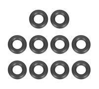 QUARKZMAN 10Pcs AS-108 O-Rings, EPDM O-Rings 1/4" ID, 19/32" OD, 3/32" Width Joints En Caoutchouc Pour Joints D'étanchéité Pour Conduites D'eau Raccords D'eau Éviers (70 Duromètre, Noir)