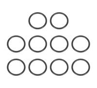 QUARKZMAN 10Pcs AS-120 O-rings, EPDM O-Rings 1" ID, 2-3/32" OD, 3/32" Width Joints En Caoutchouc Pour Joints D'étanchéité Pour Tuyaux D'eau Connexions D'eau Éviers (70 Duromètre, Noir)