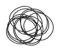 QUARKZMAN 10Pcs AS-154 Joints Toriques, Joints Toriques En Caoutchouc Nitrile 3-3/4" ID, 3-15/16" OD, 3/32" Epaisseur Joint D'etancheite Rond Pour Plomberie Reparation (70 Durometre, Noir)