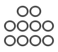 QUARKZMAN 10Pcs AS-210 O-Rings, EPDM O-Rings 3/4" ID, 1-29/32" OD, 1/8" Width Joints En Caoutchouc Pour Joints D'Étanchéité Pour Conduites D'Eau Raccords D'Eau Éviers (70 Duromètre, Noir)