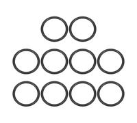 QUARKZMAN 10Pcs AS-219 O-rings, EPDM O-Rings 1-5/16" ID, 3-1/32" OD, 1/8" Width Joints En Caoutchouc Rondelles D'étanchéité Pour Connexions D'eau Robinets Éviers (70 Duromètre, Noir)