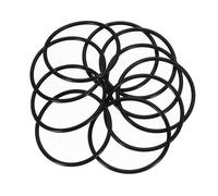 QUARKZMAN 10Pcs AS-229 Joints Toriques, Joints Toriques En Nitrile 2-3/8" ID, 2-5/8" OD, 1/8" Epaisseur Joint D'Étanchéité Rond Pour Réparation D'Étanchéité De Plomberie(70 Duromètre, Noir)