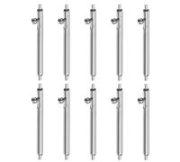 QUARKZMAN 10pcs Barres à Ressort à Libération Rapide 18mm de Largeur 1.5mm de Diamètre Acier Inoxydable Épingle de Remplacement pour Bracelet de Montre Épingles de Lien pour