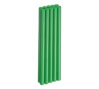 QUARKZMAN 10pcs Bâtons De Colle Chaude 11mm x 250mm Long EVA Mini Bâton De Colle ThermoFusible Pour Pistolet À Colle Chaude Bois Plastique Verre Fleurs Tissus Mousse, Vert Foncé