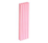 QUARKZMAN 10pcs Bâtons De Colle Chaude 11mm x 250mm Long EVA Mini Bâton De Colle ThermoFusible Pour Pistolet À Colle Chaude Bois Plastique Verre Fleurs Tissus Mousse, Rose