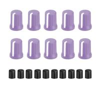 QUARKZMAN 10Pcs Boutons De Potentiometre Capuchon A Tige Violet Blanc
